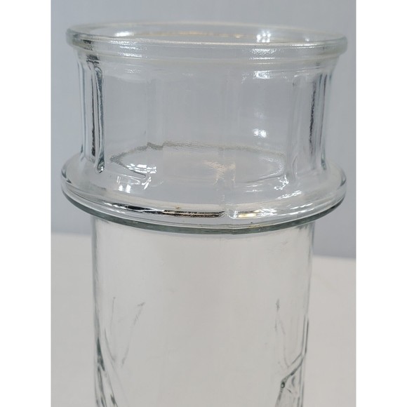 Vintage Red Lobster Sailboat Drinking Glass 7.5" Tall Clear Embossed - Picture 6 of 10